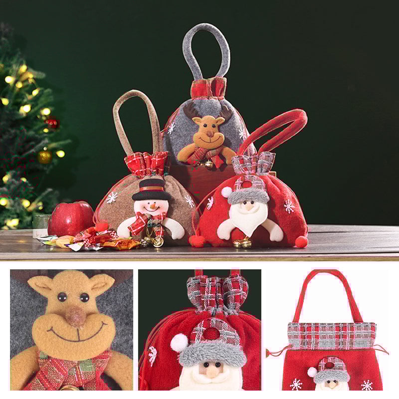 Kerstcadeau Sneeuwpop Doll Bag