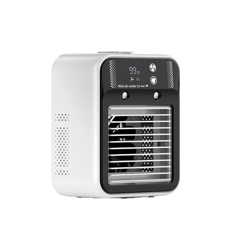 3-in-1 Tragbarer Kühlventilator mit 2-Stufen-Nebelfunktion