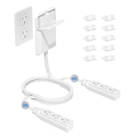 Sakerplus Ultra Thin Flat Plug Power Strip