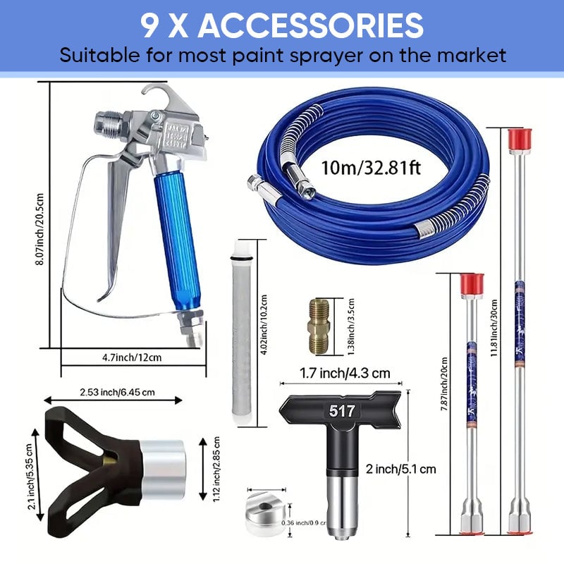 Airless Paint Sprayer Kit