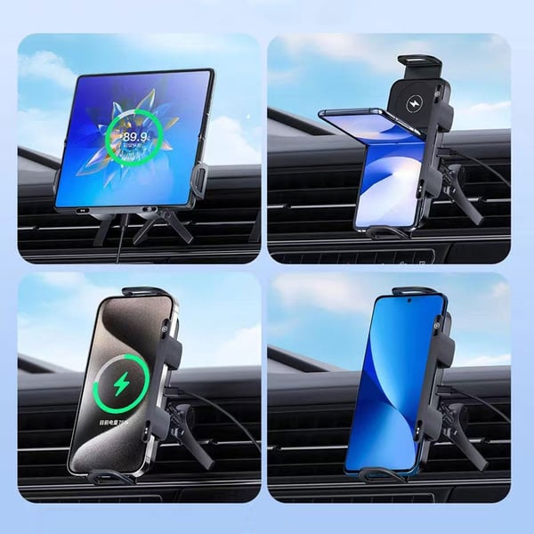 Wireless Charging Phone Holder Car Mount