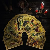 Ontdek de mystieke wereld van Tarot Gold Foil Tarot