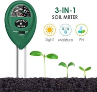 3-in-1 Soil Tester Kits with Moisture