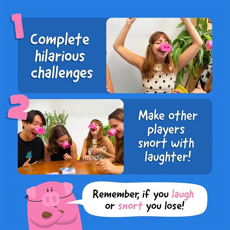 Piggy Nose Puzzle & Game Set