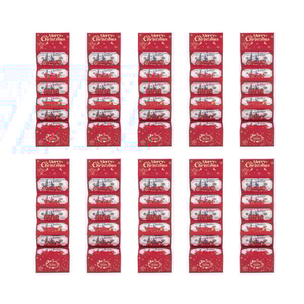 Sakerplus Foldable 6-Slot Christmas Red Envelope