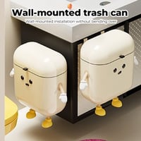 Cartoon Wall-Mounted Trash Bin