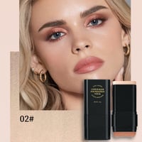 Dual-Ended Concealer Stick with Built-In Brush
