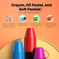 Water-soluble oil pastels