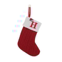 Christmas Letter Knit Stocking