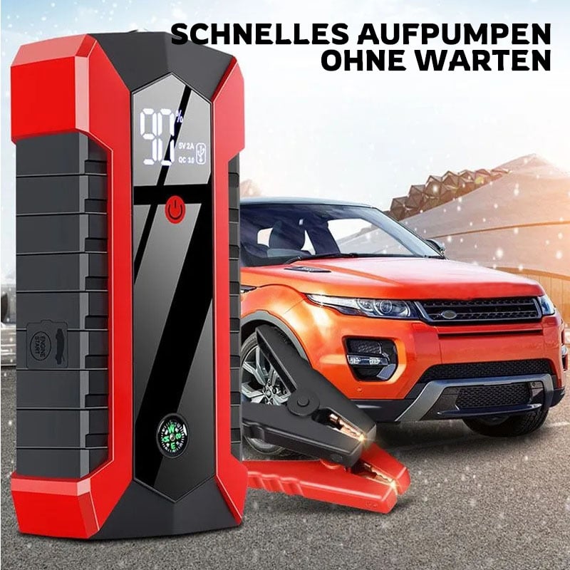 3-in-1-Notfall-Starthilfe- und Kompressorsystem