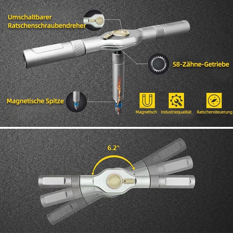 Ratschen-Schraubendrehersatz 24-in-1