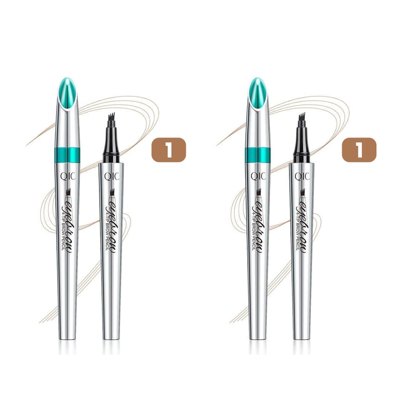 🔥BIG SALE - 50% OFF🔥3D Waterproof Microblading Eyebrow Pen 4 Fork Tip Tattoo Pencil (2 pcs)