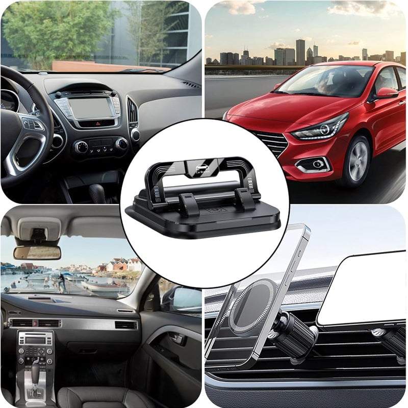 Foldable Silicone Parking Plate Phone Holder