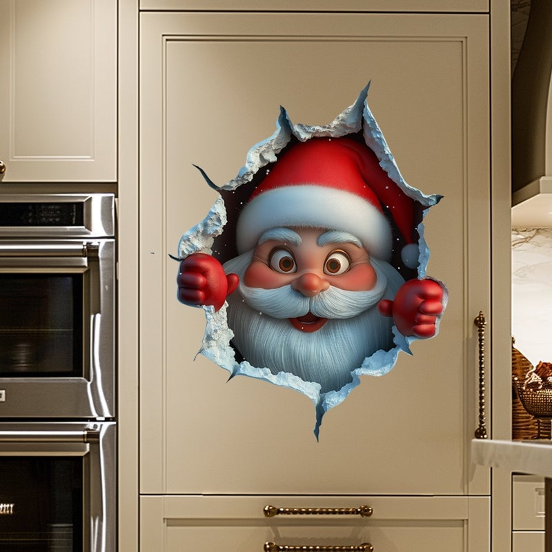 Santa Claus Wall Sticker Set