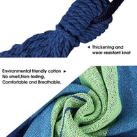 Outdoor Thick Canvas Hammock with Ropes