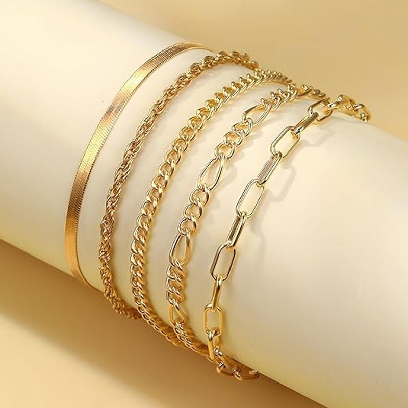 5pcs Personalized Bracelet Set
