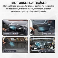Trådløs turbinblåser