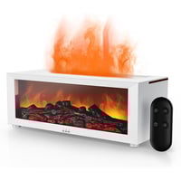 Eaglever Colorful Fireplace Flame Humidifier Aromatherapy Diffuser