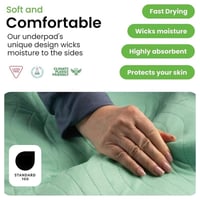 Ultra-Absorbent Protective Bed Mat for Adults, Kids & Pets