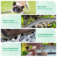 Sakerplus Stainless Steel Metal Garden Hose