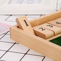 Shut The Box Game – Lustiges Tisch-Mathe-Spiel für Erwachsene und Kinder