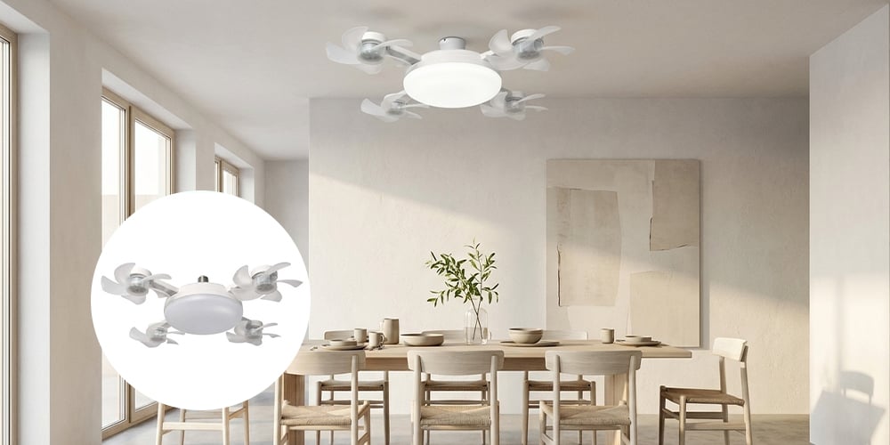 Remote control ceiling fan light bulb
