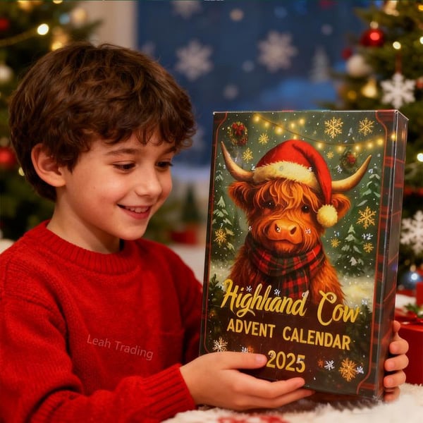 Christmas Countdown Cow Blind Box