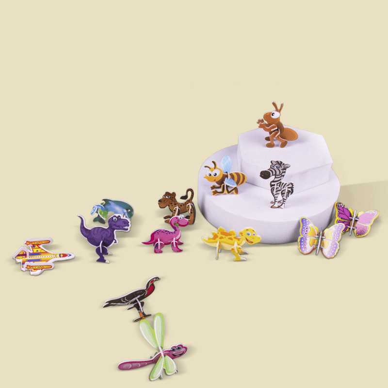 DIY 3D Creative Insect Paper Jigsaw Puzzle