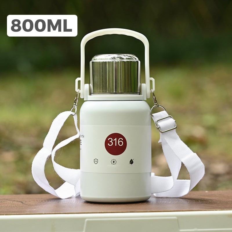 Tasse d'eau à rétention de chaleur de grand volume