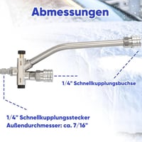 Schaumkanonen-Flaschenset