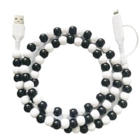 Kreatives Perlen-2-in-1-Datenkabel