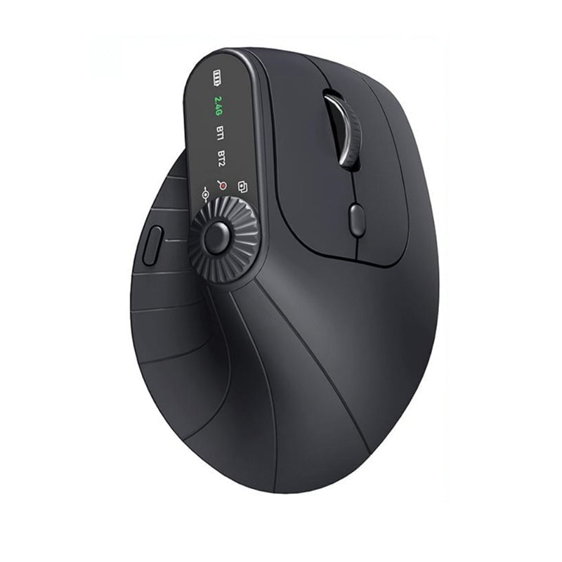 Ergonomisk trådlös mus med trippelanslutning