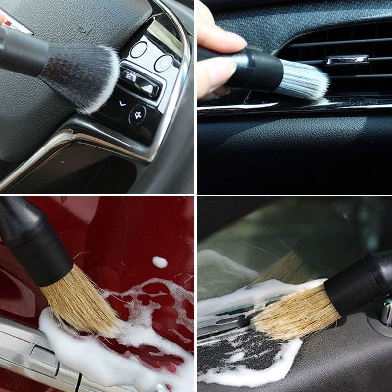 4-teiliges Auto-Innenreinigungsbürsten-Set