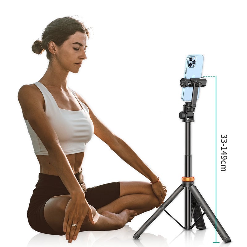 Selfie Stick-stativ med Bluetooth-fjernbetjening