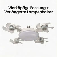 Deckenventilator-Lampe mit Fernbedienung