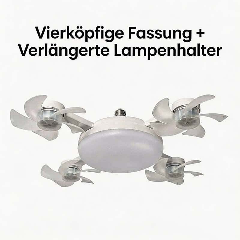 Deckenventilator-Lampe mit Fernbedienung