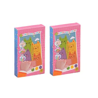Creative Rainbow Scratch Art Postcard Set for Kids