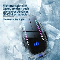 T28 Intelligente 15W Schnelllade-Autohalterung mit RGB-Ambient-Licht