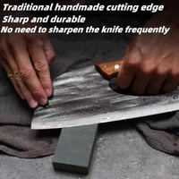 Premium Hand-Forged Chef's Knife & Cleaver Set