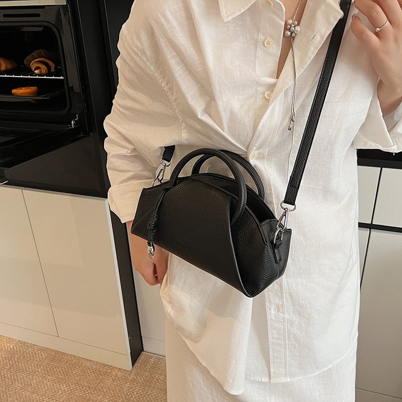 Fashion Simple Solid Colour Shoulder Bag