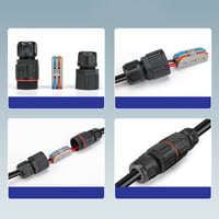 Waterdichte elektrische draadconnector voor buiten
