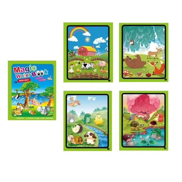 Magic Water Coloring Book（18.3*14.8cm/7.20*5.83in）