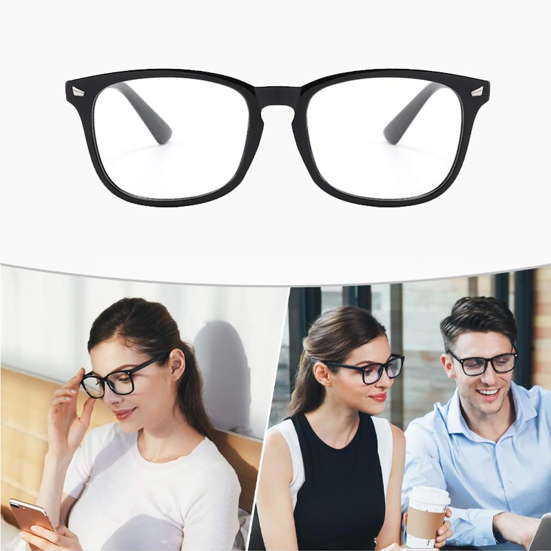 Classic Clear Anti-Blu-ray Glasses