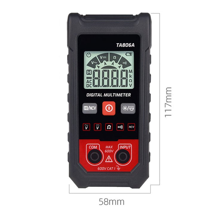Compacte digitale multimeter met automatische herkenning