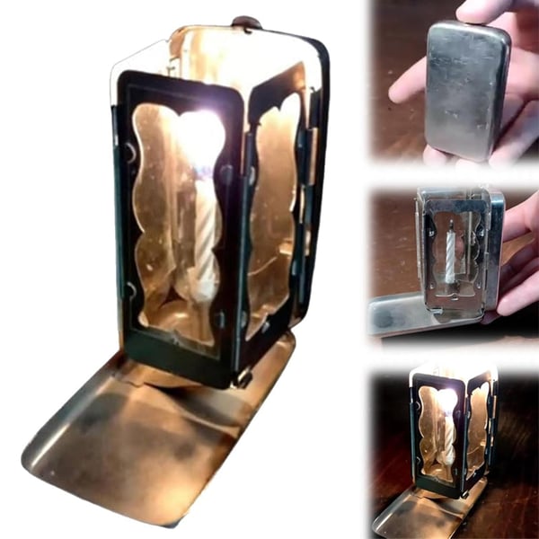 Folding Pocket Candle Holder