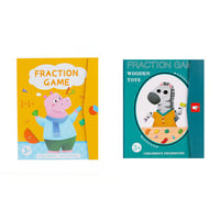 Montessori Magnetic Book Fraction Puzzle For Children