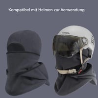 Outdoor Winter Warme Mütze mit Integrierter Halsbedeckung und Fahrradmaske