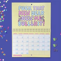 Funny and Sweary Double Page Wall Calendar