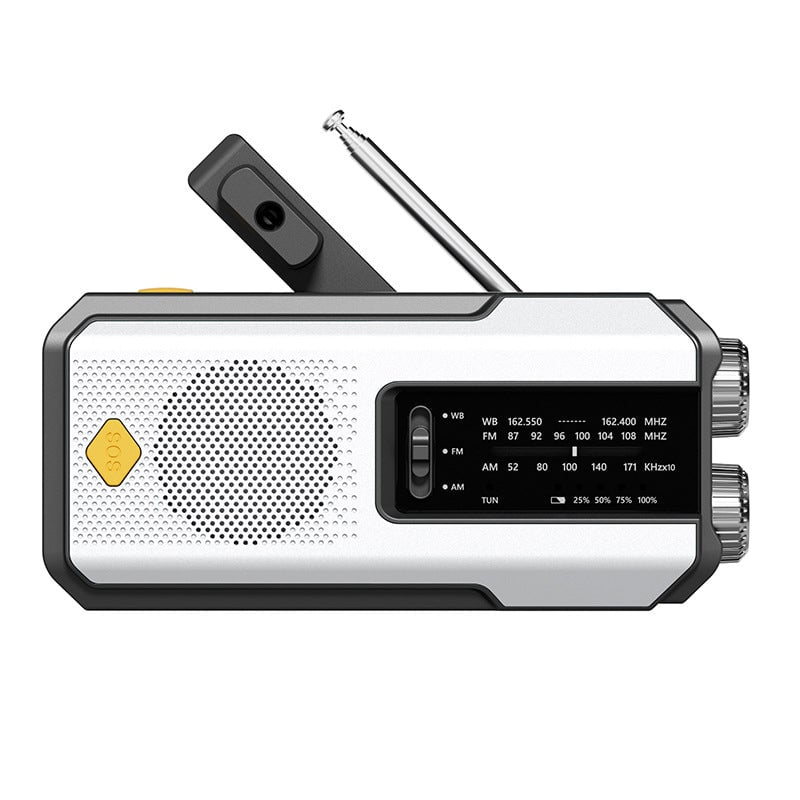 Portable Emergency Radio with Hand-crank Power