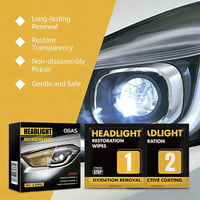 Headlight Restoration Wipes Kit